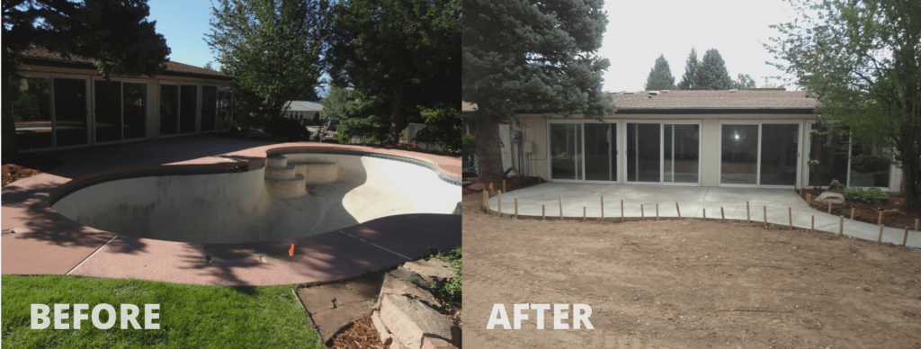 Lakewood, CO – Pool removal