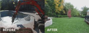 Long Grove, IL – Pool removal