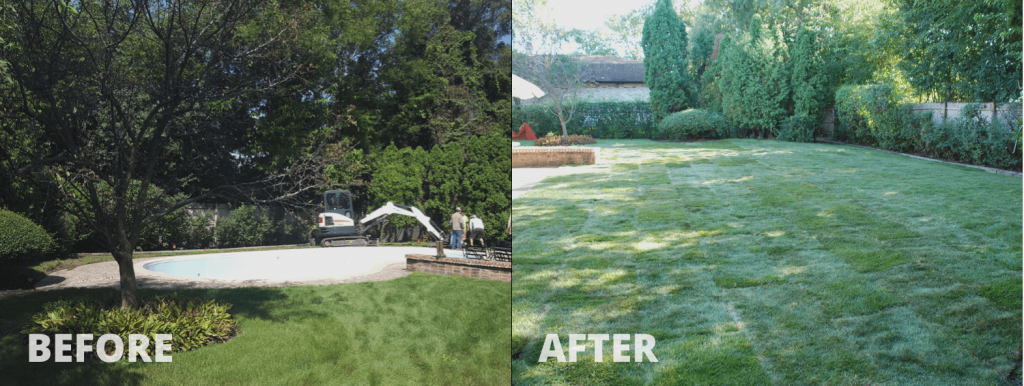 Pool removal in Northbrook, IL