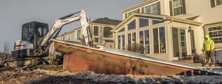 Fiberglass Pool Removal Huntly