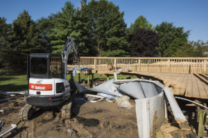 Cary Pool Removal during