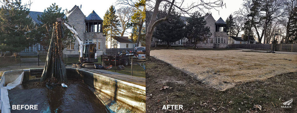 Mack Land, LLC, pool removal, pool demolition
