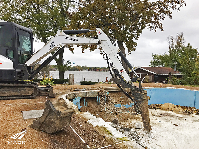 Mack Land LLC - Fox Lake, Illinois Pool Removal
