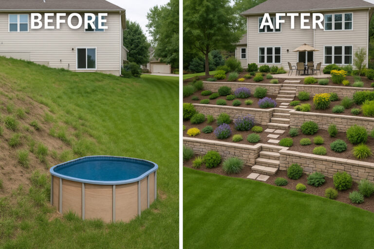 Terraced Backyard Design