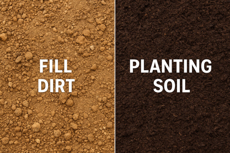 Fill Dirt vs Planting Soil